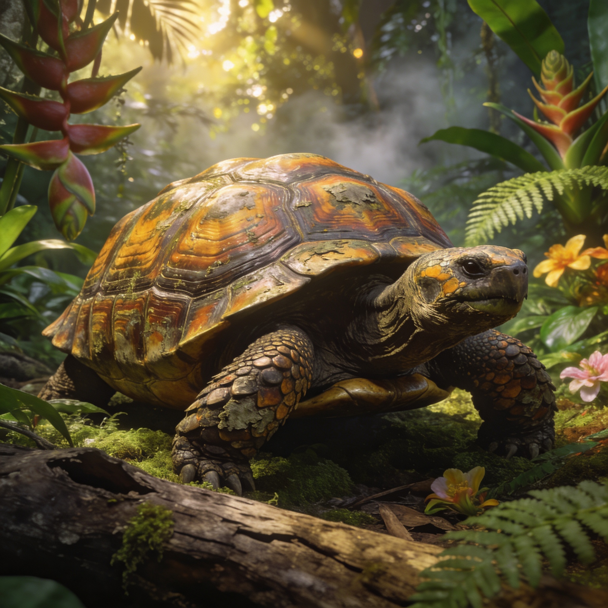 Amazonian Sun Tortoise