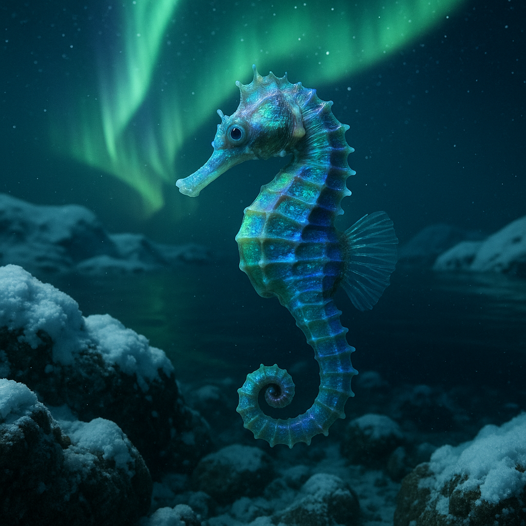 Antarctic Aurora Seahorse