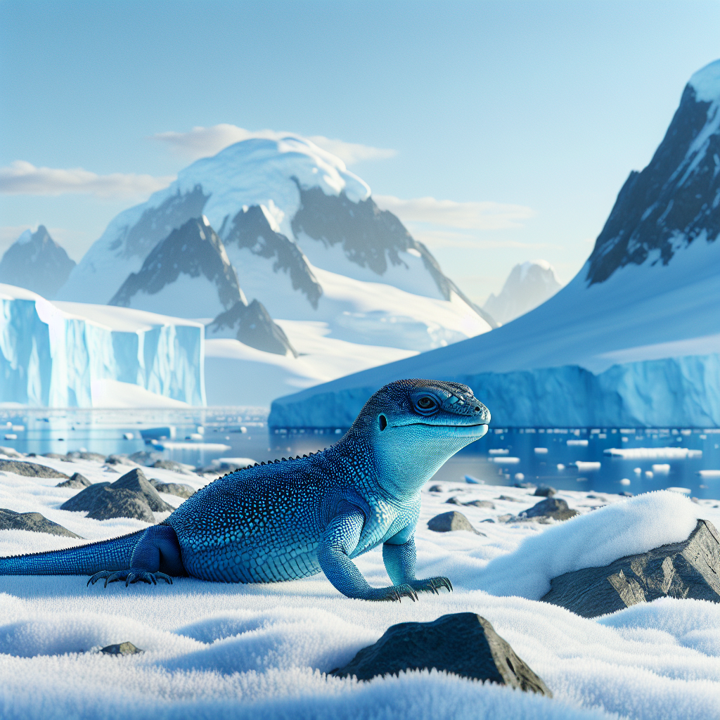Antarctic Blue Lizard