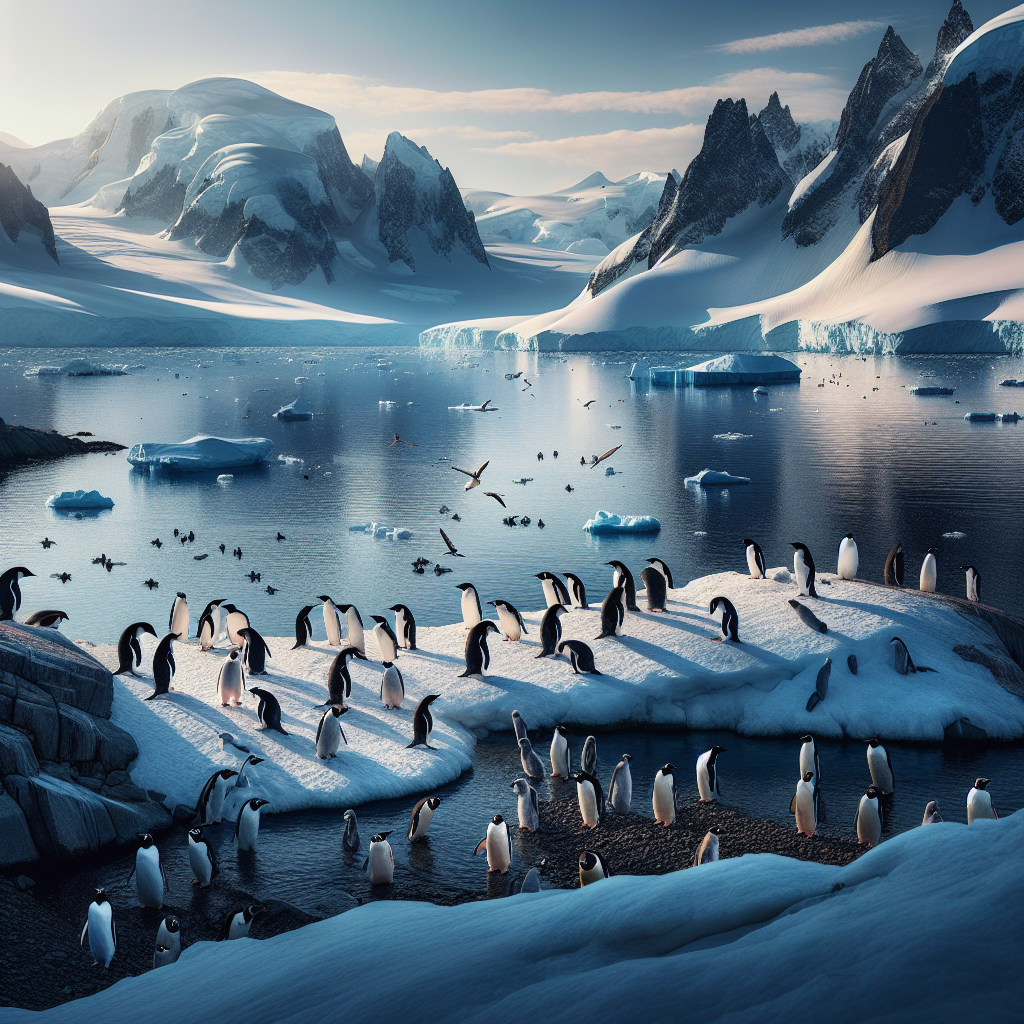 Antarctic Haulover Penguin