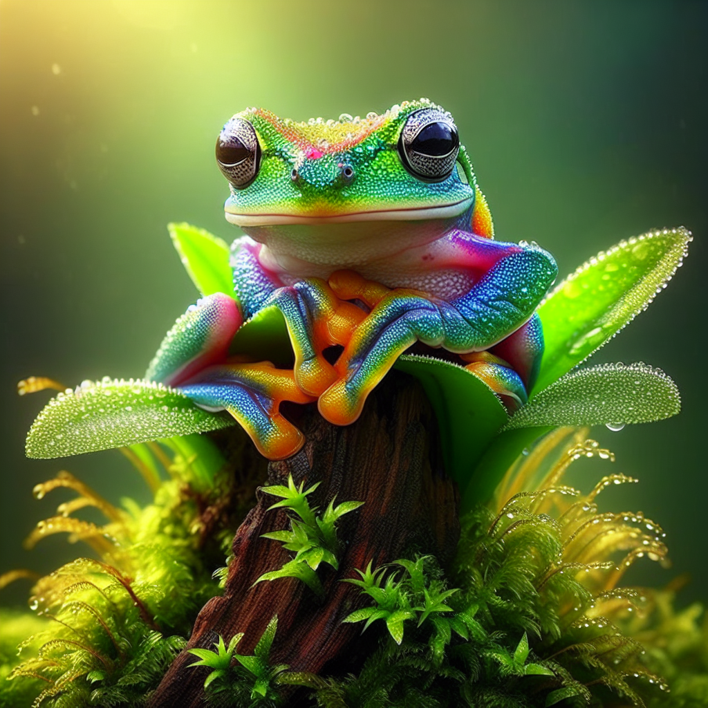 Asian Rainbow Tree Frog
