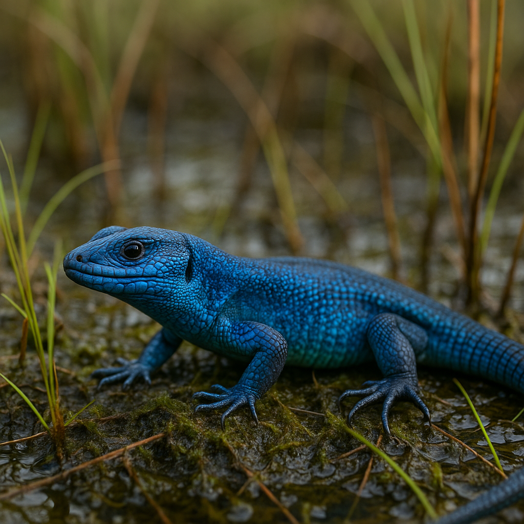 Cobalt Marsh Lizard
