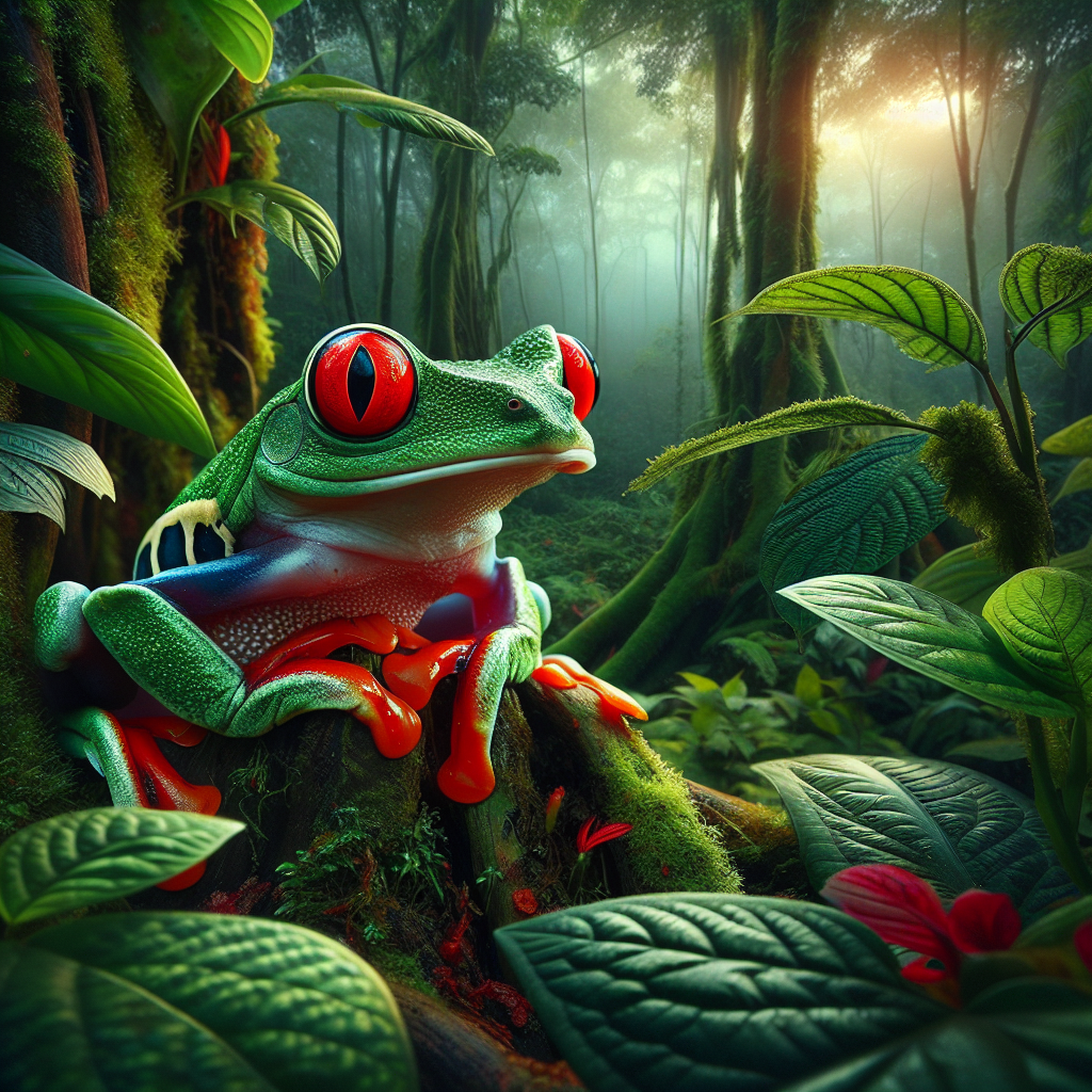 Crimson-Eyed Tree Frog