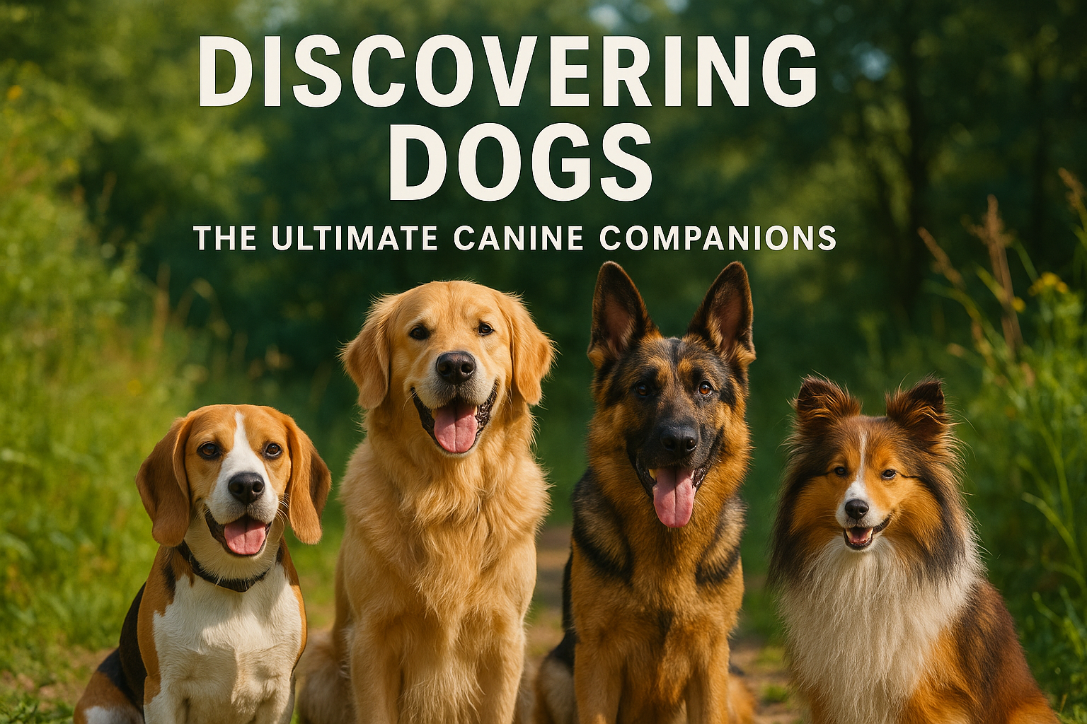 Discovering Dogs: The Ultimate Canine Companions
