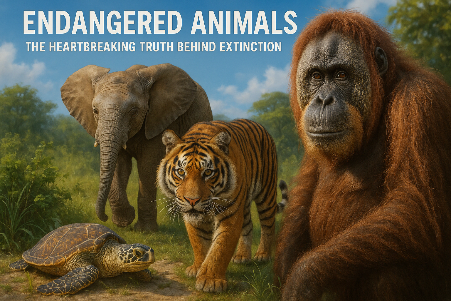 Endangered Animals: The Heartbreaking Truth Behind Extinction