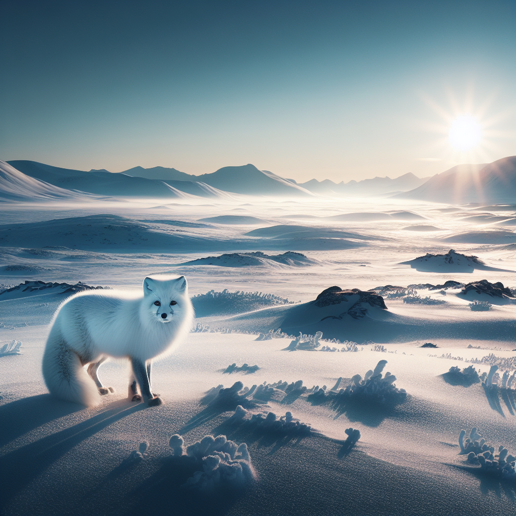 Frigid Tundra Fox