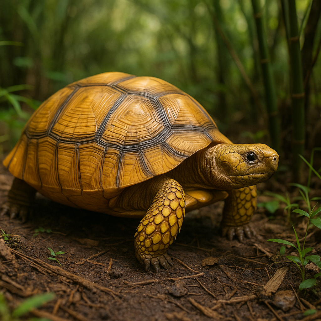 Golden Bamboo Tortoise