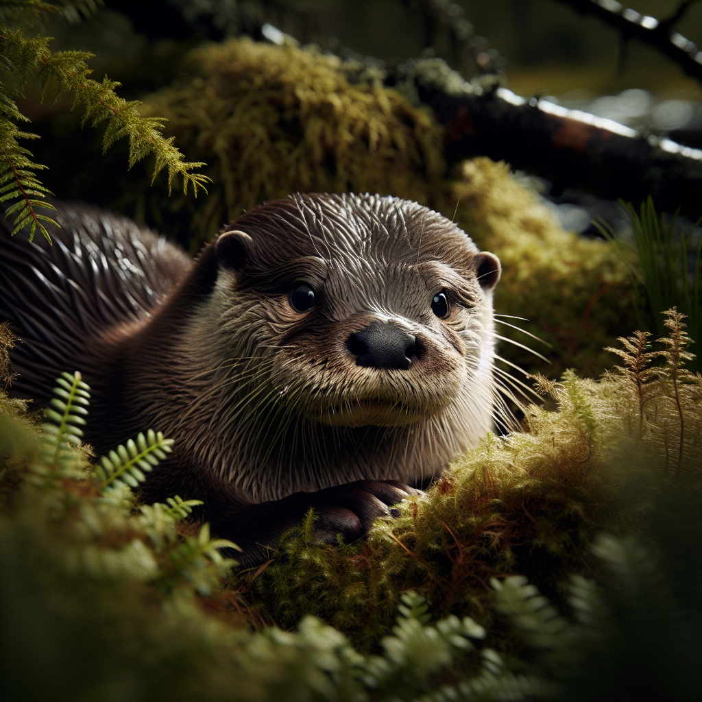 Moorland River Otter
