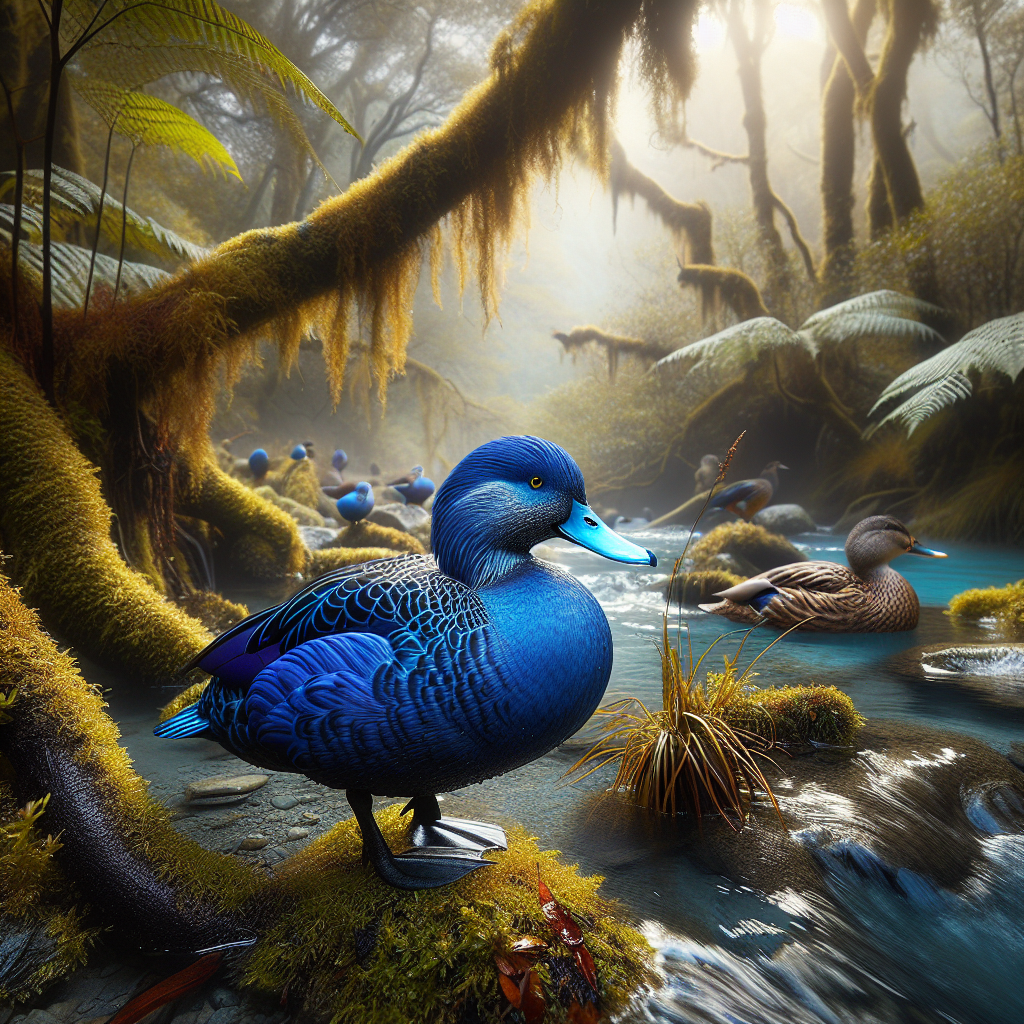 New Zealand Blue Duck