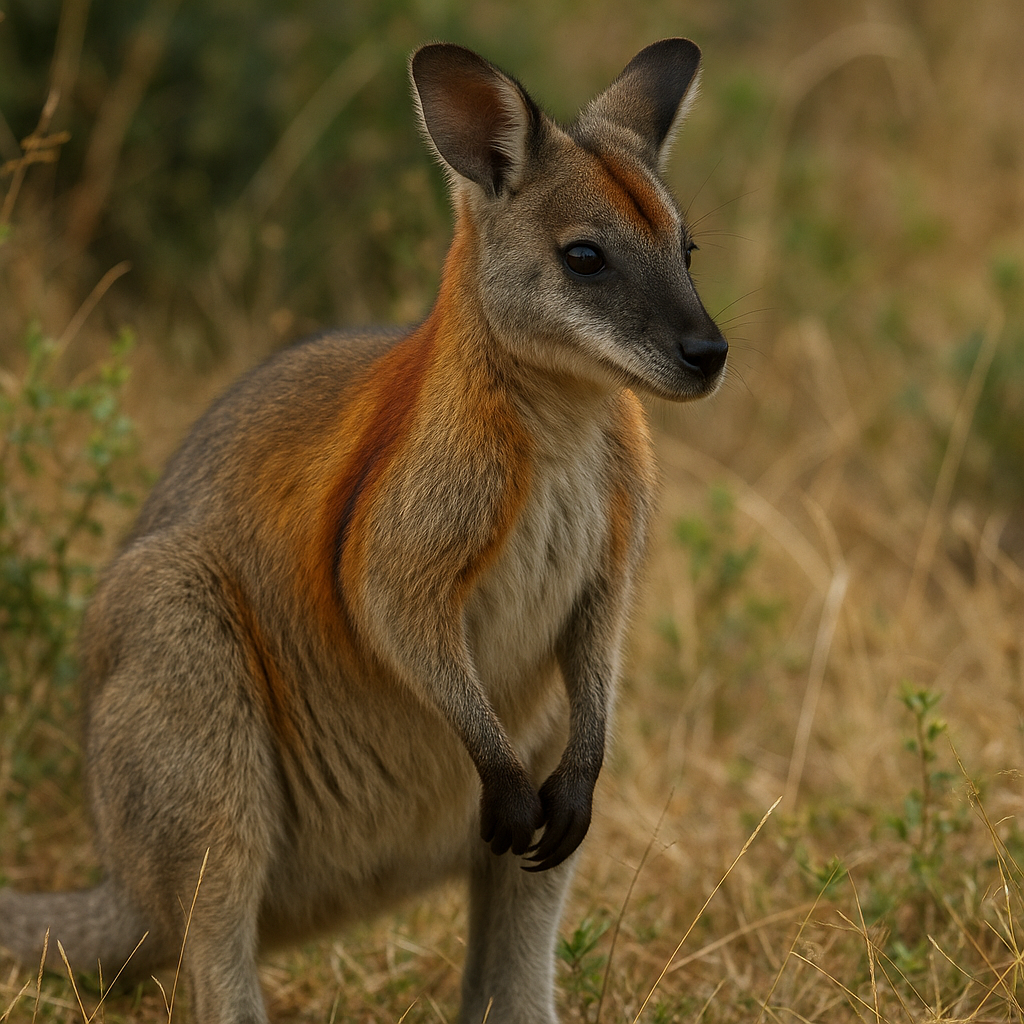 Scarlet-striped Wallaby