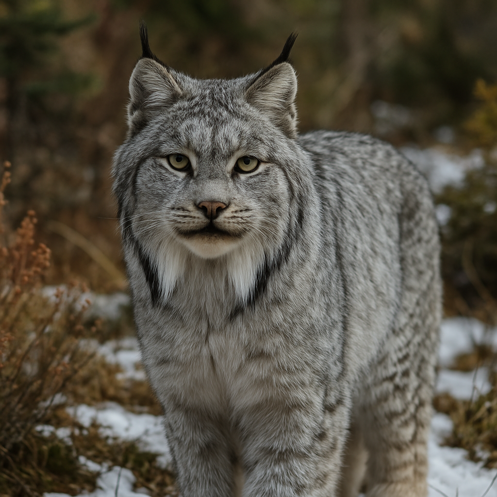 Silvery Alaskan Lynx