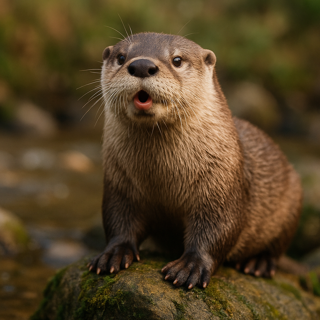 Whistling River Otter